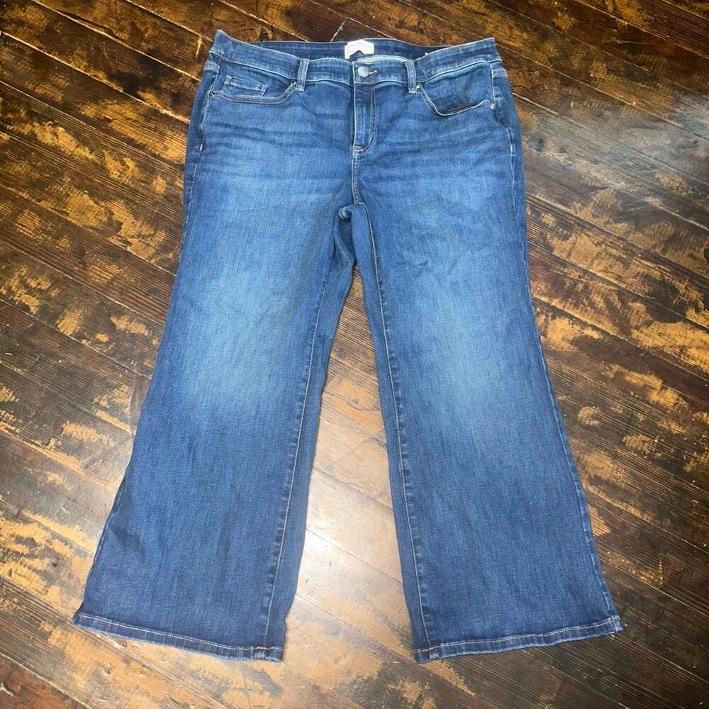 Lane Bryant mid rise size 20P western cowboycore boot cut jeans